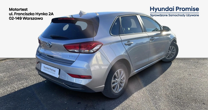 Hyundai I30 cena 69900 przebieg: 18450, rok produkcji 2022 z Raciąż małe 92